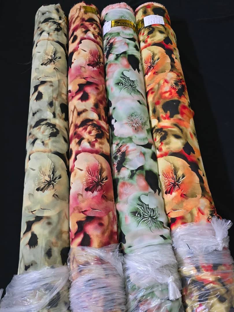 Floral Print Fabrics by Rajveer Textile